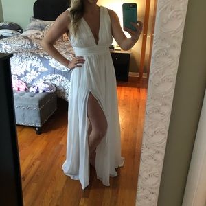 White gown